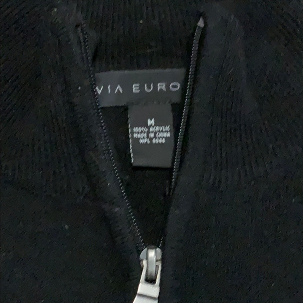 Quarter zip sweater medium acrylic